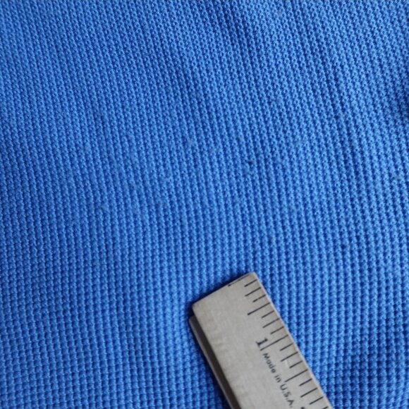 Tory Burch Womens Sweater Small Blue Tennis Mock Neck - Picture 2 of 15